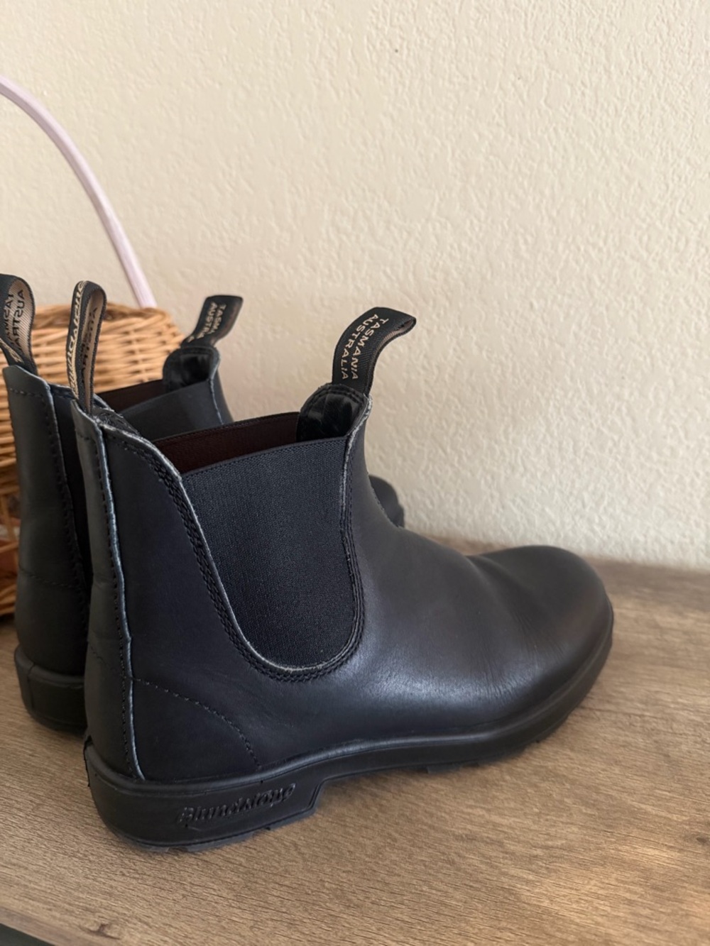 Blundstone Men's Black Leather Chukka Chelsea Boots - Picture 4 of 5